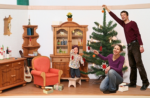 Weihnachtszimmer 1zu12_Fotomontage_PicturePoint