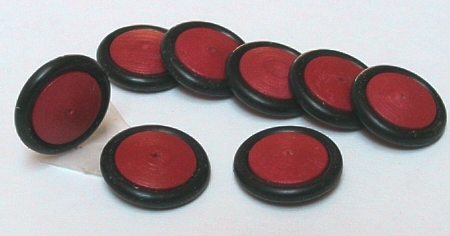 Räder, Durchmesser 13 mm, aus Holz