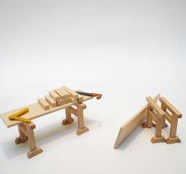 Werkstattböcke, Miniaturwerkstatt 1zu12