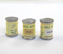 Dose Holzkitt, Puppenstubenminiatur 1zu12