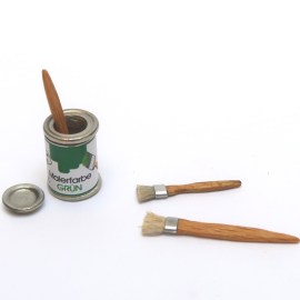Flachpinsel, Miniatur im Maßstab 1zu12