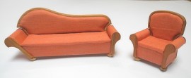 Sofa, Puppenstubenmöbel in 1zu12