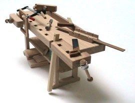 Tischler - Miniaturszene, komplett, im Maßstab 1zu12
