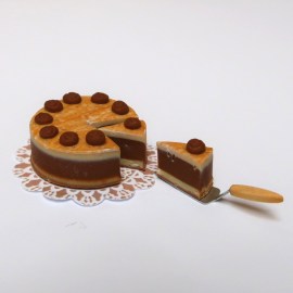 Torte, Puppenstubenminiatur im Maßstab 1zu12