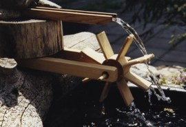 Wasserrad, Raddurchmesser 19 cm